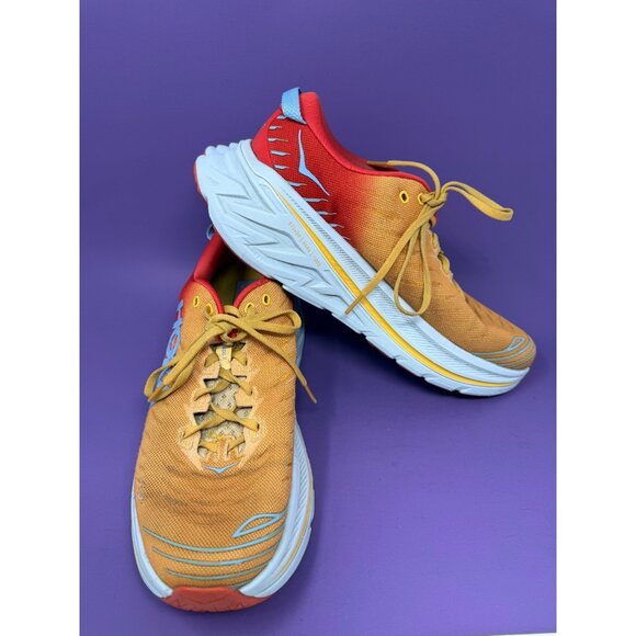 Hoka One One Other - Hoka One One Bondi X Fiesta Amber Yellow Mens 11 D Shoes Running Sneakers
